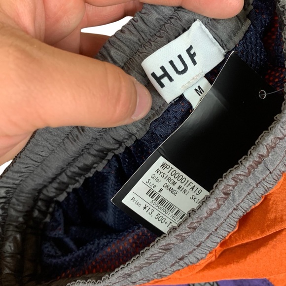 HUF Worldwide Orange Nystrom Mini Skirt NWT WMNS M - Picture 7 of 8